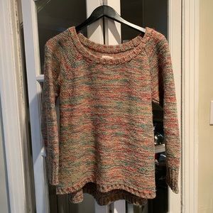 Ba&sh chunky back pleat alpaca sweater.